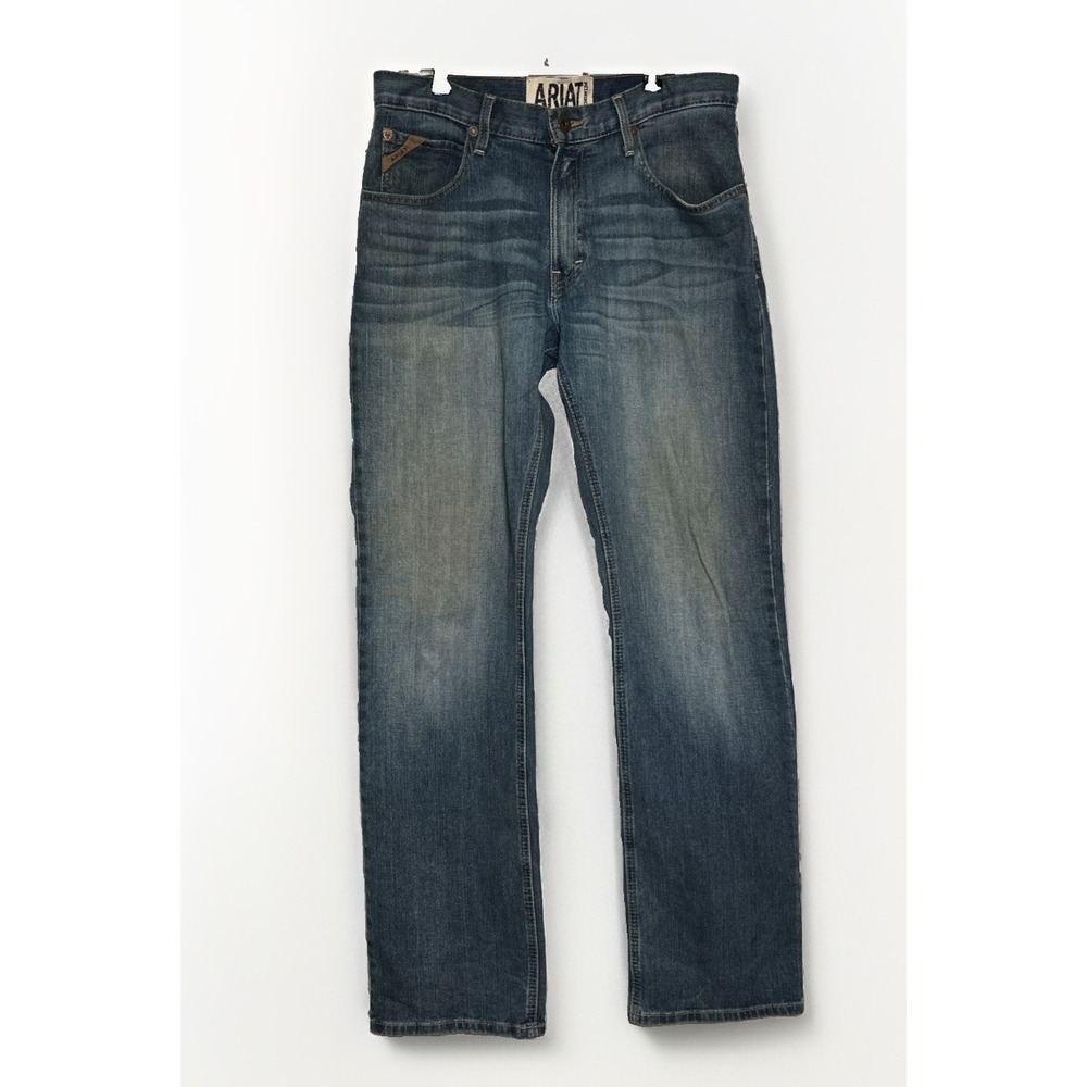 Ariat M4 Legacy Relaxed Boot Cut Jeans Mens 33x36 Medium Wash Denim Pants